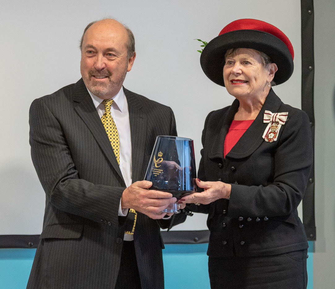 Trevor Honeyman Accepts Queens Award for Innovation